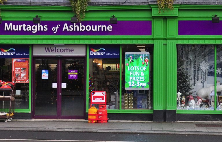 Topline Murtaghs Ashbourne Meath Transparent Digital Poster Smart Digital Signage Ireland