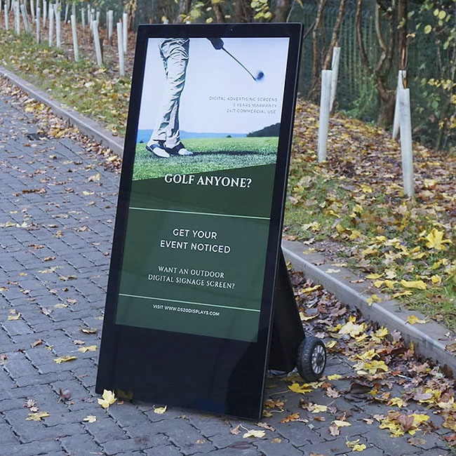 Mobile Outdoor Digital A-Boards - Smart Digital Signage