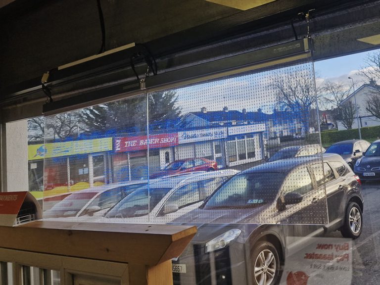 Transparent Diplay Video Glass Banner Smart Digital Signage Ireland
