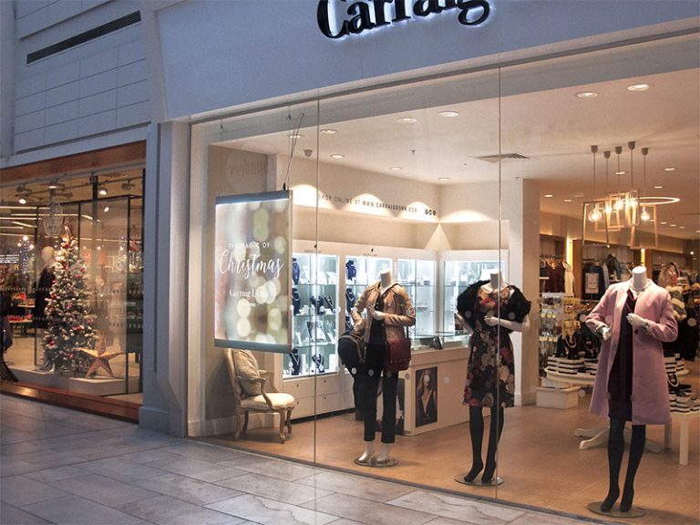 Carraig Donn Swans Rathmines Transparent Digital Poster Smart Digital Signage Ireland