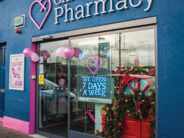 Christines Pharmacy Navan Meath Transparent Digital Poster Smart Digital Signage
