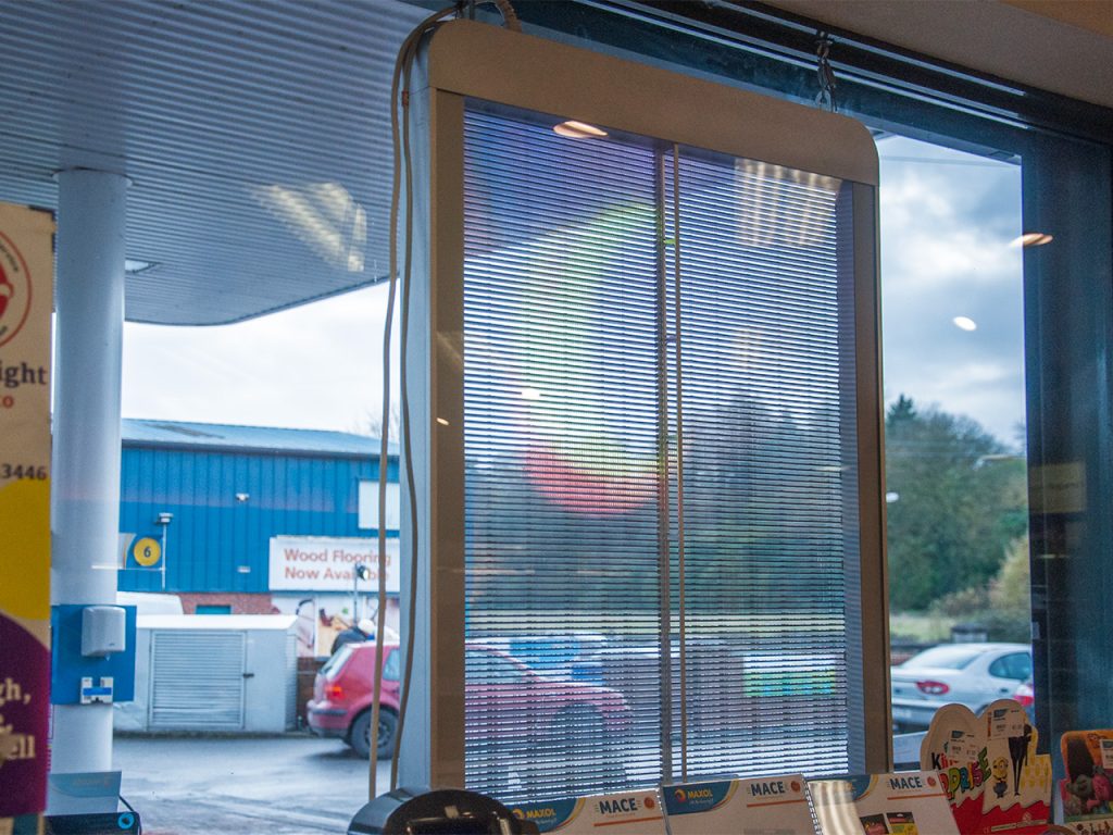 Maxol Mace Navan Meath Transparent Digital Poster Smart Digital Signage Ireland