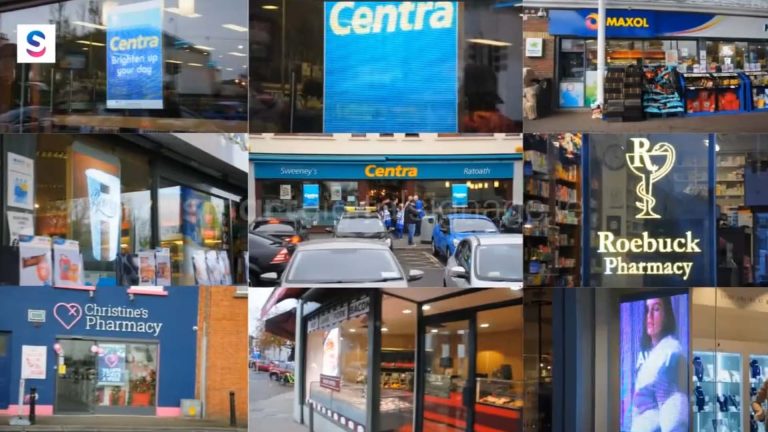 Transparent Digital Video Posters